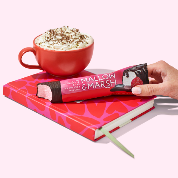 Dark Chocolate over Raspberry Mallow Bar