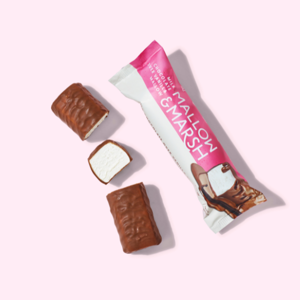 Milk Chocolate over Vanilla Mallow Bar