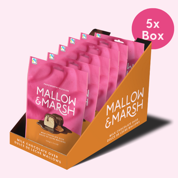 Milk Chocolate over Dulce De Leche Mallows - 5x Box of 6
