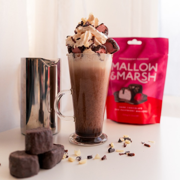 Iced Chocolate with fridge-chilled mallows