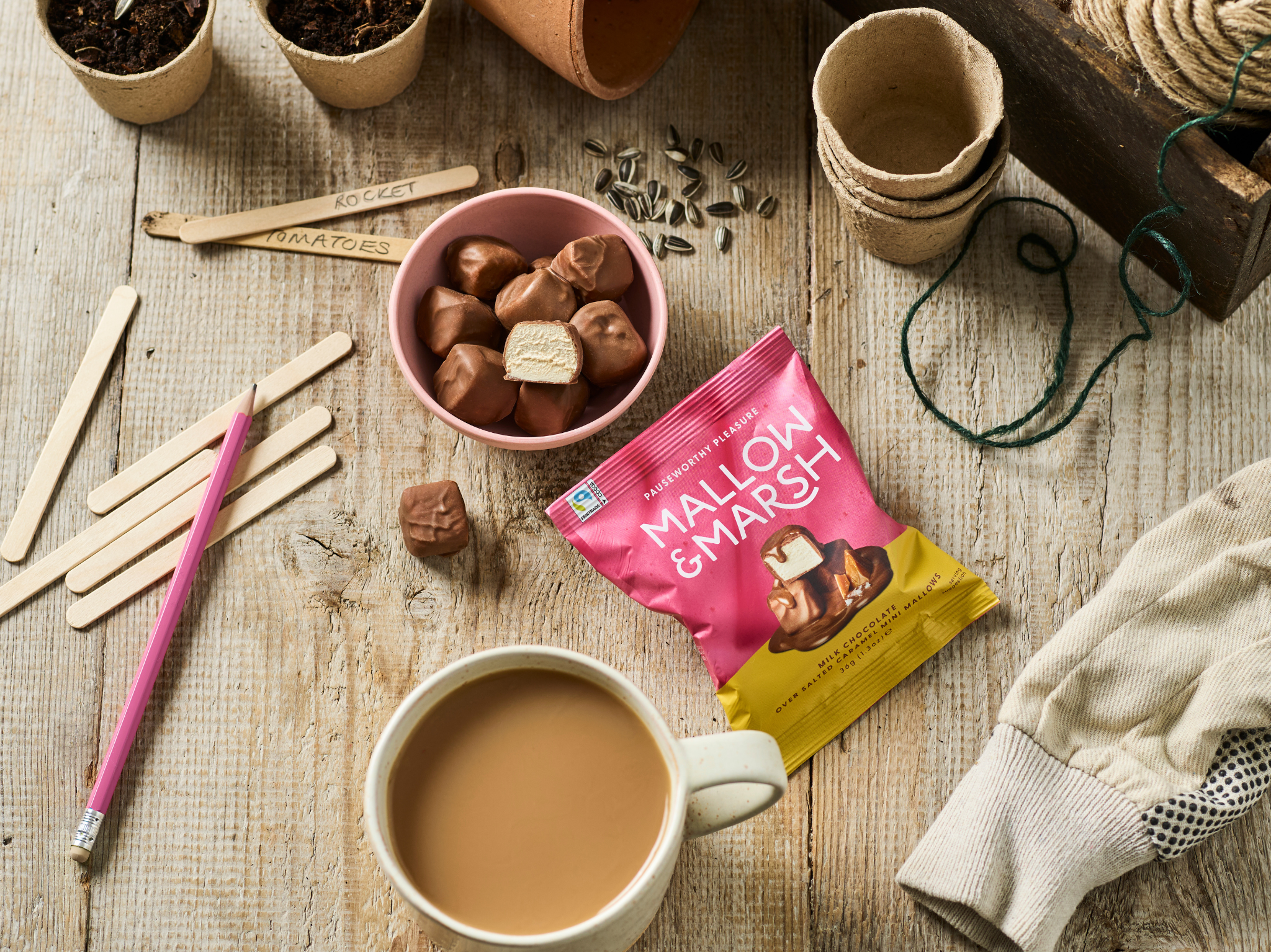 Chocolate Covered Mini Marshmallows | Mallow & Marsh