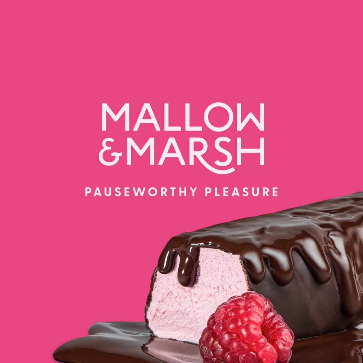 Bega Raspberry Marshmallow Raspberry Marshmallows Pouches – Mallow & Marsh