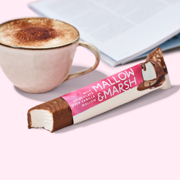 Milk Chocolate over Vanilla Mallow Bar
