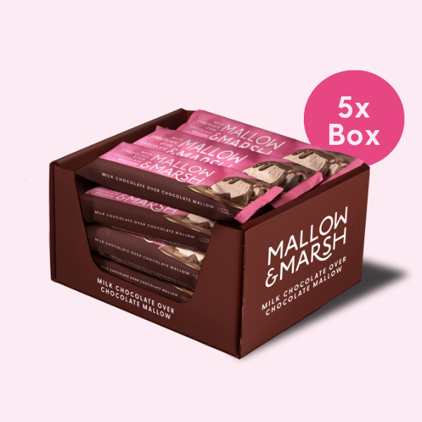 Milk Chocolate over Chocolate Mallow Bar - 5x Box of 12