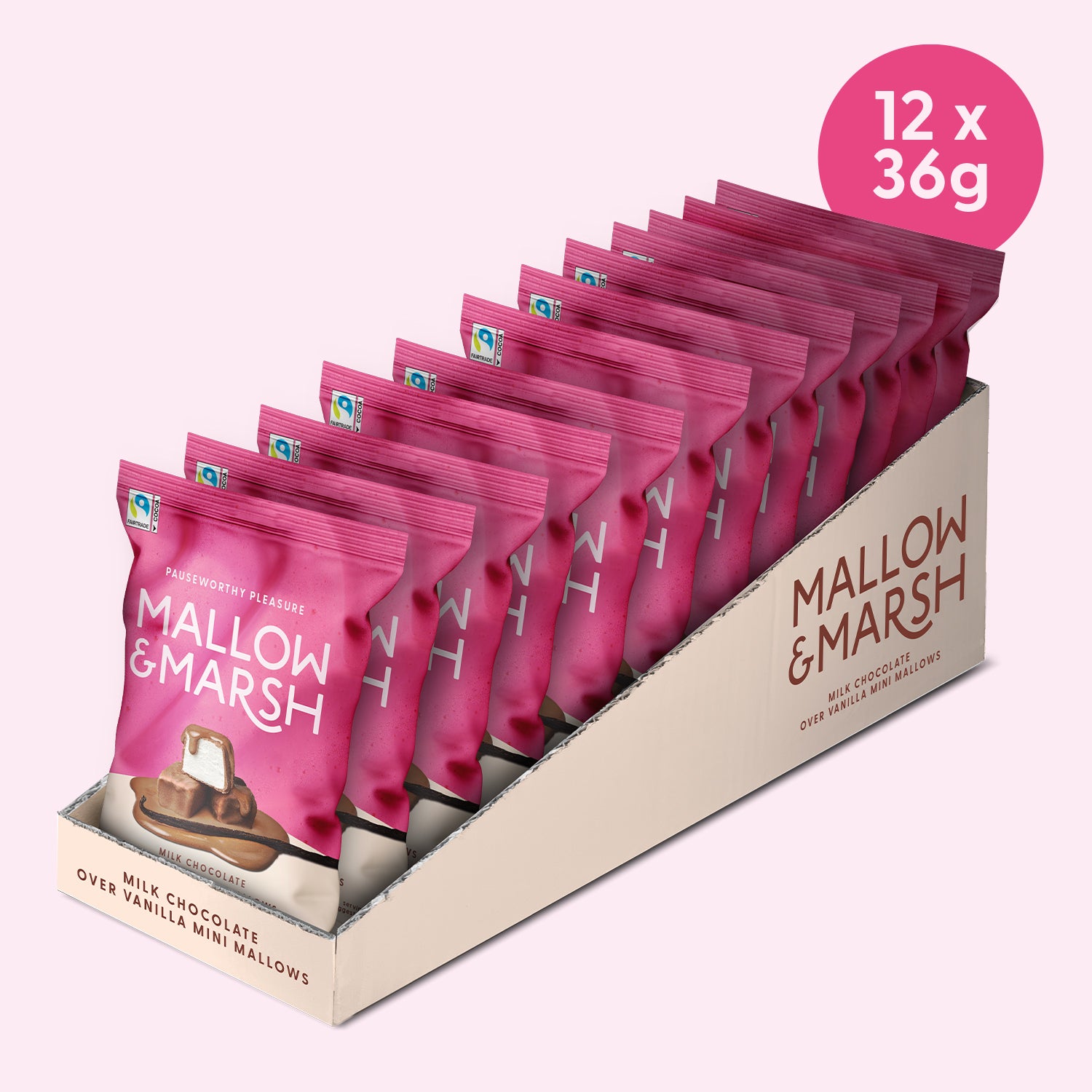 Milk Chocolate over Vanilla Mini Marshmallows – Mallow & Marsh